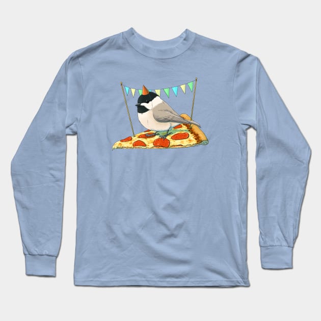 Pizza Party Long Sleeve T-Shirt by JadedSketch